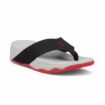 Fitflop Surfa Tongs À Logo Tissé - Noir