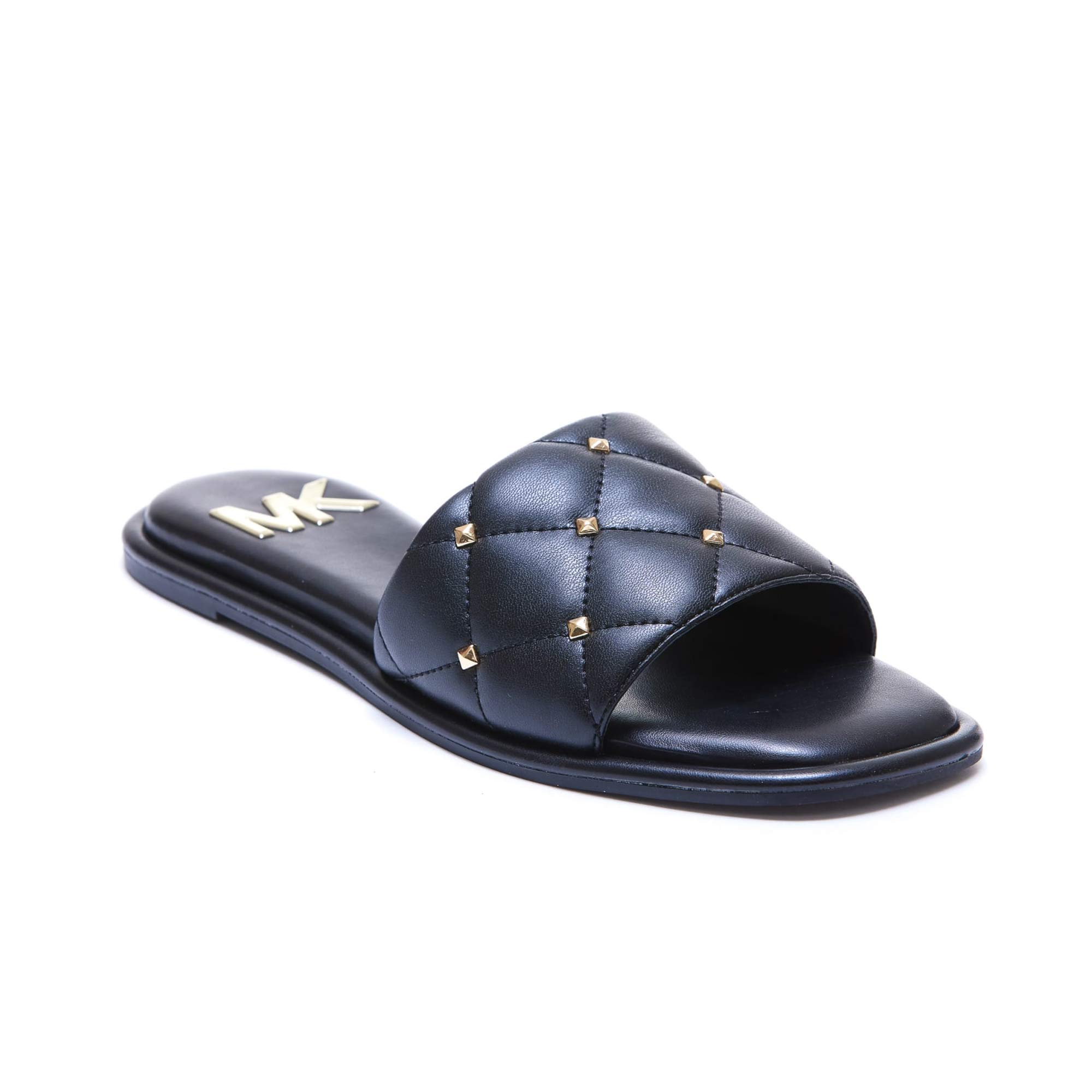 MICHAEL MICHAEL KORS Hayworth Slide sandals for Women - Black - Chaussures  Bari à Saint-Léonard