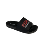 REPLAY Claquettes souples Up pour hommes - Noir/Rouge