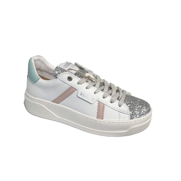 Reload W Harlequin leather sneakers with laces