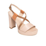 NERO GIARDINI E307542D Leather Sandals for Women - Brown