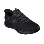 SKECHERS Slip-ins: Summits - High Range pour Hommes - Noir/Noir