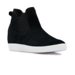 SOREL OUT N ABOUT™ Bottes compensées à enfiler pour femme - Noir/Blanc
