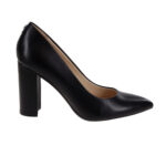 NINE WEST Astoria 9x9 Block Heel Leather Pumps for Women - Black - Image 2