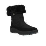 PAJAR Valentina Zip Boot w/Ice Gripper for Women - Black Iron