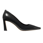 MICHAEL Michael Kors Escarpin Darrah en cuir verni craquelé pour femmes - Noir – Image 3