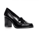 MICHAEL Michael Kors — Mocassin Buchanan en cuir verni pour femme — Noir