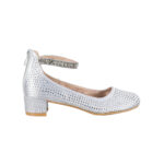 BADGLEY MISCHKA Chelsea BM98037 Chaussures Scintillantes pour Filles – Argent – Image 2