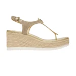 MICHAEL Michael Kors Val Espadrille à Bride en Glitter – Or Pâle – Image 2