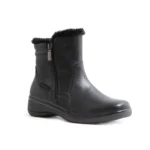 BLONDO Bottines d'hiver en cuir Stevie pour femmes - Noir