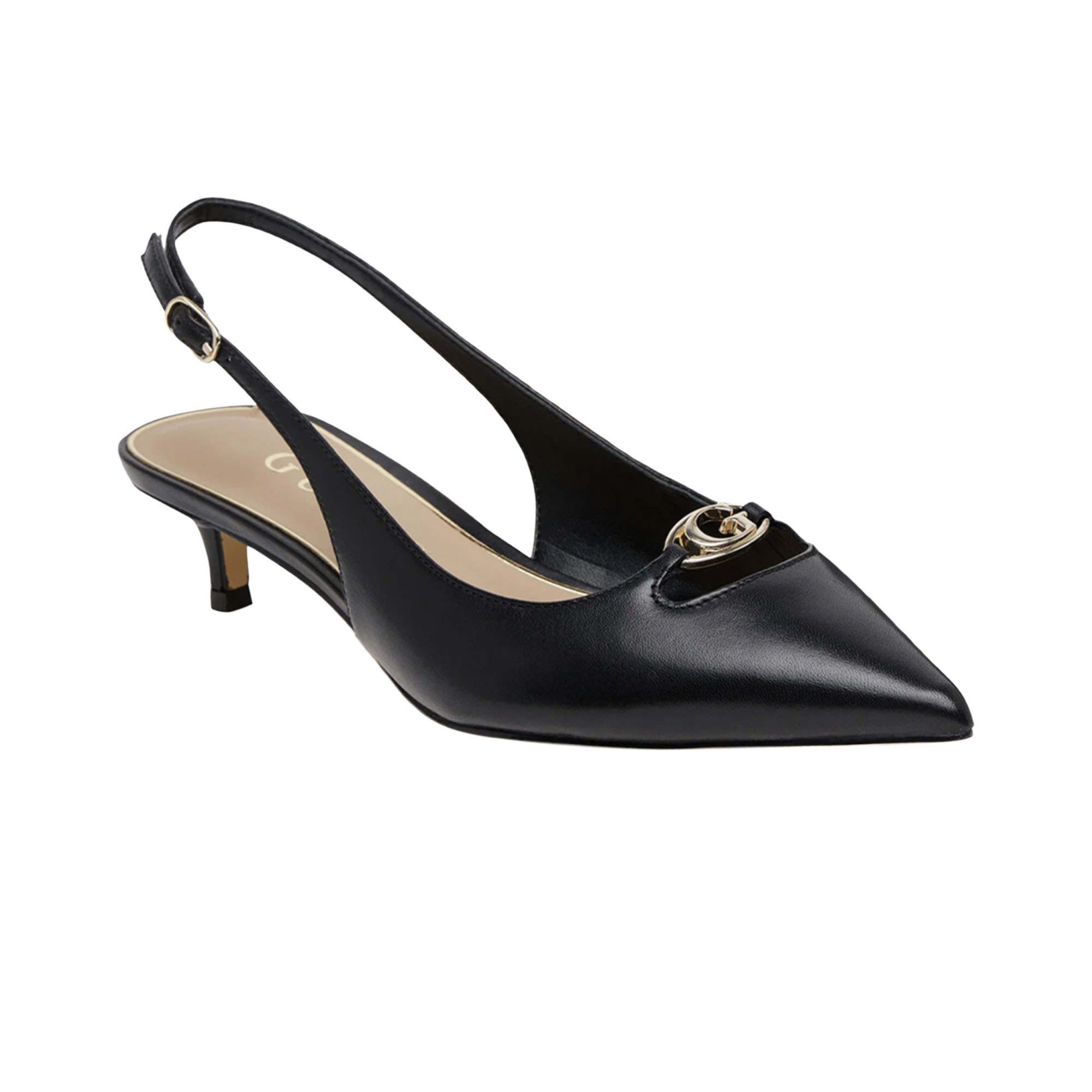 Jessah Pointed Heel - Black 1 GUESS Jessah Escarpin à bout pointu pour femmes – Noir – Image 1