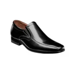 Florsheim Postino Bike Toe Slip Ons for Men - Black Smooth