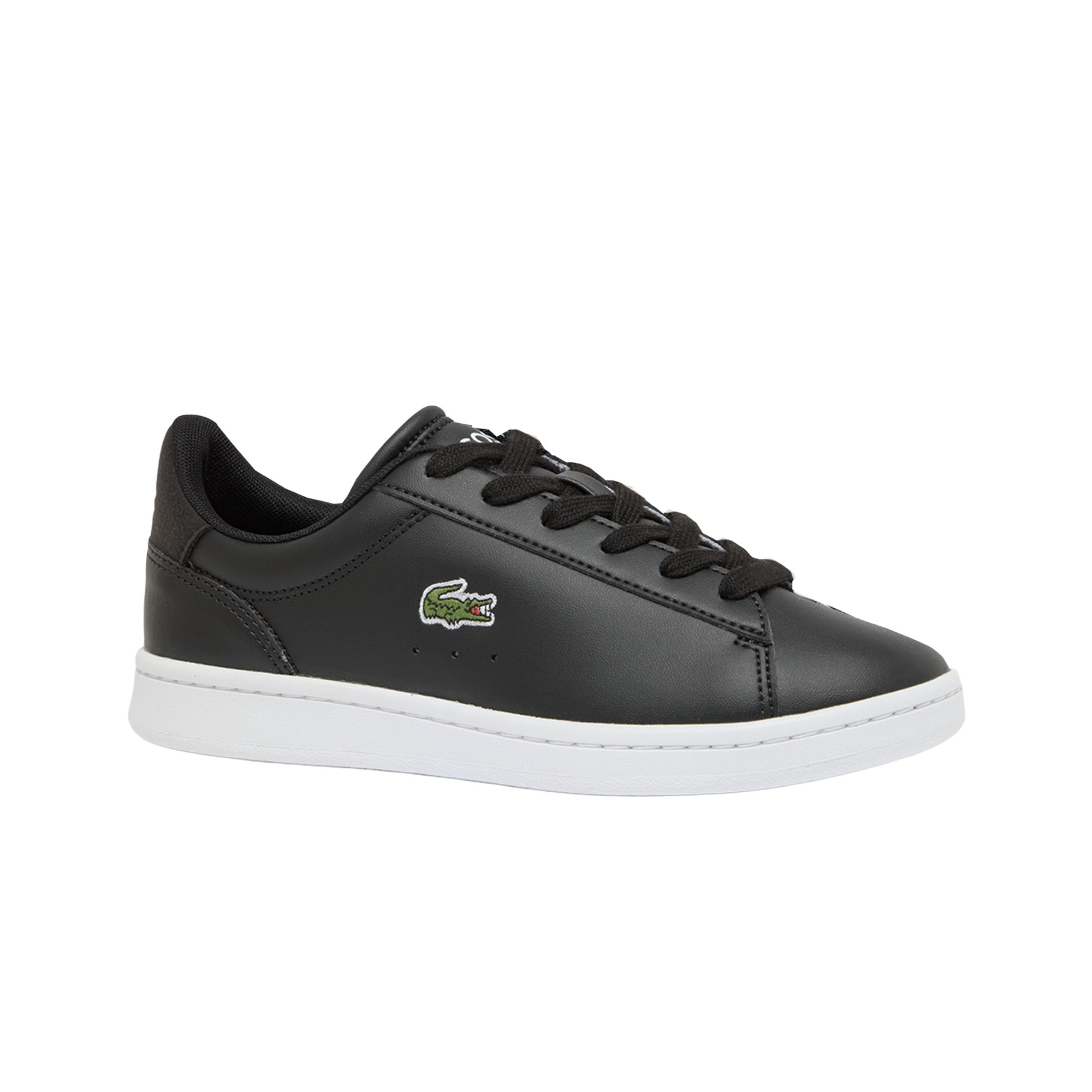 51SUJ0005 1 LACOSTE Espadrilles Carnaby Set junior pour garçons - Noir/Blanc – Image 1
