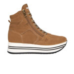 Nero Giardini I116936D-339 – Baskets montantes en suède pour femme – Cognac – Image 2
