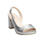 Nero Giardini E012862DE-700 – Sandales en cuir pour femme – Argent