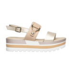 NERO GIARDINI E115751D-418 Leather Sandals for Women - Beige - Image 2