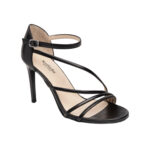 NERO GIARDINI E218400DE-100 Leather Sandals for Women - Black
