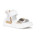 NERO GIARDINI E307841D-415 Sandales en cuir pour femme – Blanc