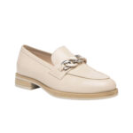 NERO GIARDINI E409620D-453 Mocassins élégants en cuir avec pampilles et détail corde pour femme - Beige
