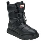 HUNTER Moon Weather Bootie for Women - Black